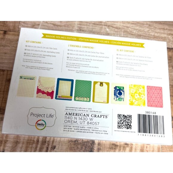 Project Life Maggie Holmes Edition Mini Kit By Becky Higgins 97 Cards - Picture 4 of 6